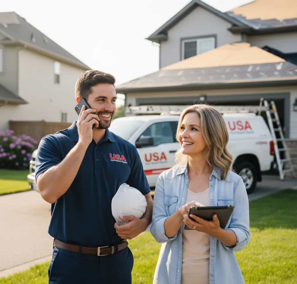USA Roof Repair Experts customer support in Mcewen